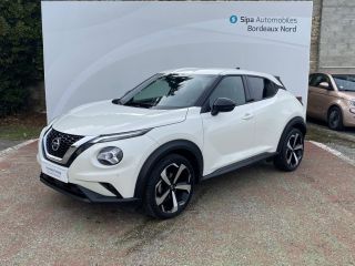 33110 : Hyundai Bordeaux Nord Le Bouscat - Sipa Automobiles - NISSAN JUKE 2021 Tekna - JUKE II - BLANC - Boîte manuelle - Essence sans plomb