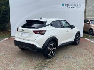 33110 : Hyundai Bordeaux Nord Le Bouscat - Sipa Automobiles - NISSAN JUKE 2021 Tekna - JUKE II - BLANC - Boîte manuelle - Essence sans plomb