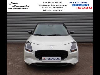 52000 : Hyundai Chaumont - Garage Michel Bazin - SUZUKI Swift - Swift - Pure White Pearl Metal/Toit Min Gray - Traction - Essence/Micro-Hybride