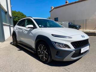 06130 : Hyundai Grasse - Garage Jean Cauvin - HYUNDAI Kona - Kona - Atlas white - Blanc - Traction - Hybride : Essence/Electrique
