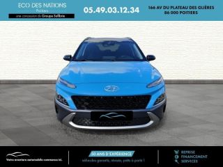 86000 : Hyundai Poitiers - Eco des Nations - HYUNDAI Kona - Kona - Bleu - Traction - Hybride : Essence/Electrique