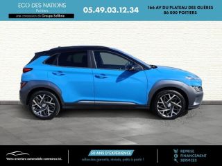 86000 : Hyundai Poitiers - Eco des Nations - HYUNDAI Kona - Kona - Bleu - Traction - Hybride : Essence/Electrique