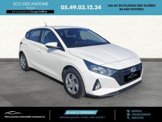 86000 : Hyundai Poitiers - Eco des Nations - HYUNDAI i20 - i20 - Blanc - Traction - Essence