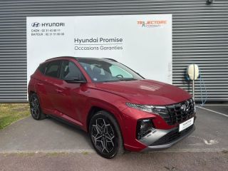 14100 : Hyundai Lisieux - Trajectoire Automobiles - HYUNDAI Tucson - Tucson - Sunset Red Métal - Traction - Hybride : Essence/Electrique