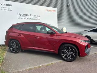 14100 : Hyundai Lisieux - Trajectoire Automobiles - HYUNDAI Tucson - Tucson - Sunset Red Métal - Traction - Hybride : Essence/Electrique