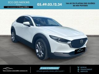 86000 : Hyundai Poitiers - Eco des Nations - MAZDA CX-30 - CX-30 - Blanc - Traction - Essence/Micro-Hybride