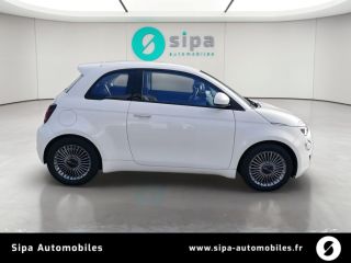 33140 : Hyundai - Sipa Automobiles – Bordeaux Sud - Villenave d’Ornon - FIAT 500e BERLINE MY22 SERIE 1 STEP 1  - 500 III ELECTRIQUE - Ice White - Automate à fonct. Continu - Courant électrique