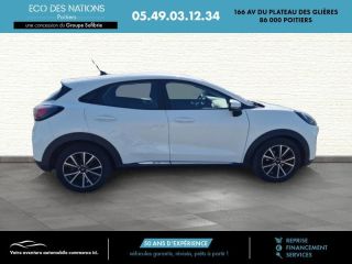86000 : Hyundai Poitiers - Eco des Nations - FORD Puma - Puma - Blanc - Traction - Essence/Micro-Hybride