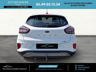 86000 : Hyundai Poitiers - Eco des Nations - FORD Puma - Puma - Blanc - Traction - Essence/Micro-Hybride
