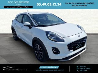 86000 : Hyundai Poitiers - Eco des Nations - FORD Puma - Puma - Blanc - Traction - Essence/Micro-Hybride