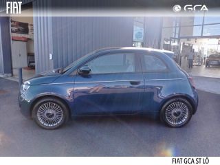 50000 : Hyundai Saint-Lô - GCA - FIAT 500 - 500 - Ocean Green métal - Traction - Electrique