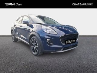 18230 : Hyundai Bourges - BPM Cars - FORD Puma - Puma - Fashion Bleu Island Métallisée - Traction - Essence/Bioethanol