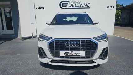 30100 : Hyundai Alès - Auto Hall - AUDI Q3 S line - Q3 II - Blanc - Automate sequentiel - Essence / Courant électrique