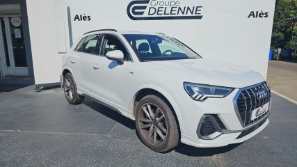 30100 : Hyundai Alès - Auto Hall - AUDI Q3 S line - Q3 II - Blanc - Automate sequentiel - Essence / Courant électrique