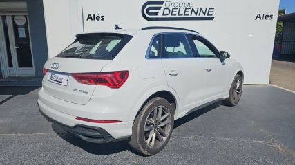 30100 : Hyundai Alès - Auto Hall - AUDI Q3 S line - Q3 II - Blanc - Automate sequentiel - Essence / Courant électrique