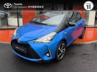 50000 : Hyundai Saint-Lô - GCA - TOYOTA Yaris - Yaris - Bleu Nebula bi-ton Toit Noir - Traction - Hybride : Essence/Electrique