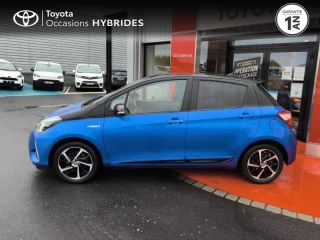 50000 : Hyundai Saint-Lô - GCA - TOYOTA Yaris - Yaris - Bleu Nebula bi-ton Toit Noir - Traction - Hybride : Essence/Electrique