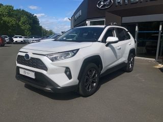 49070 : Hyundai Angers - Oceane Automobiles - TOYOTA RAV4 HYBRIDE MY22 Lounge - RAV4 V - Blanc - Automate à fonct. Continu - Essence / Courant électrique