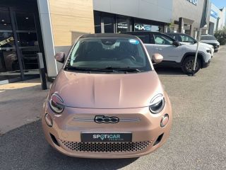 04100 : Hyundai Manosque - Pedinielli - FIAT 500e CABRIOLET Nouvelle 500 - 500 III - Rose - Automate à fonct. Continu - Courant électrique