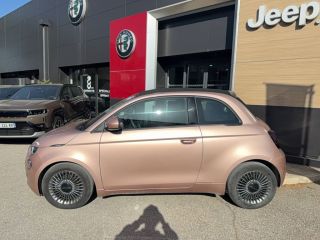 04100 : Hyundai Manosque - Pedinielli - FIAT 500e CABRIOLET Nouvelle 500 - 500 III - Rose - Automate à fonct. Continu - Courant électrique