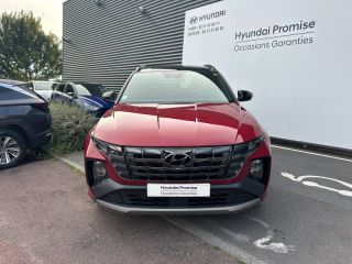 14100 : Hyundai Lisieux - Trajectoire Automobiles - HYUNDAI Tucson - Tucson - Sunset Red Métal - Traction - Hybride : Essence/Electrique