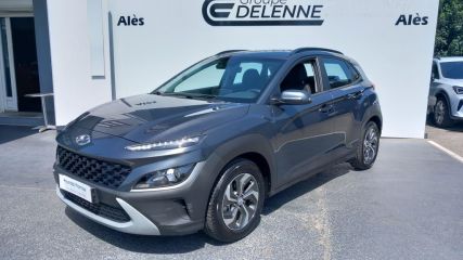 30100 : Hyundai Alès - Auto Hall - HYUNDAI KONA HYBRID Initia - KONA - Gris - Automate sequentiel - Essence / Courant électrique