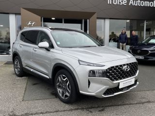 29000 : Hyundai Quimper - Iroise Automobiles - HYUNDAI Santa Fe - Santa Fe - Typhoon Silver Métal - Traction - Hybride : Essence/Electrique