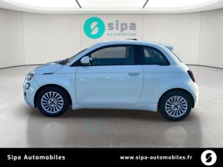 33140 : Hyundai - Sipa Automobiles – Bordeaux Sud - Villenave d’Ornon - FIAT 500e BERLINE Nouvelle 500 - 500 III ELECTRIQUE - Ice White - Automate à fonct. Continu - Courant électrique