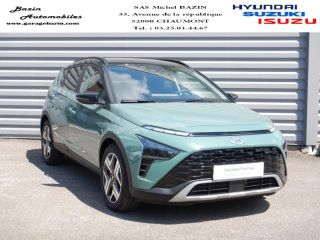 52000 : Hyundai Chaumont - Garage Michel Bazin - HYUNDAI Bayon - Bayon - Mangrove Green Métal/Toit/rétros Black - Traction - Essence/Micro-Hybride