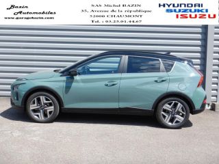52000 : Hyundai Chaumont - Garage Michel Bazin - HYUNDAI Bayon - Bayon - Mangrove Green Métal/Toit/rétros Black - Traction - Essence/Micro-Hybride