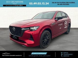 86000 : Hyundai Poitiers - Eco des Nations - MAZDA CX-60 - CX-60 - Blanc - Transmission intégrale - Hybride rechargeable : Essence/Electrique