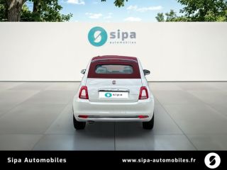 33110 : Hyundai Bordeaux Nord Le Bouscat - Sipa Automobiles - FIAT 500C SERIE 8 EURO 6D-TEMP Dolcevita Hybrid - 500 II - Blanc - Boîte manuelle - Essence sans plomb