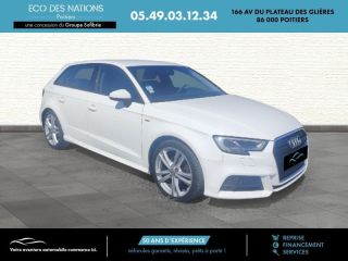 86000 : Hyundai Poitiers - Eco des Nations - AUDI A3 Sportback - A3 Sportback - Blanc - Traction - Diesel
