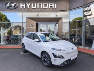 19100 : Hyundai Brive-la-Gaillarde - Garage Pouget - HYUNDAI Kona - Kona - Chalk White Métal - Traction - Electrique
