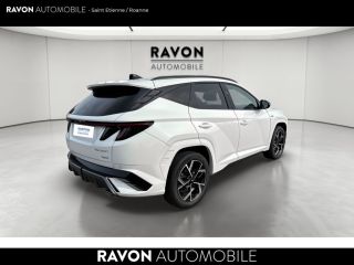 42100 : Hyundai Saint-Etienne - Ravon Automobile - HYUNDAI TUCSON N LINE CREATIVE - TUCSON IV - Blanc - Boîte automatique - Essence / Courant électrique