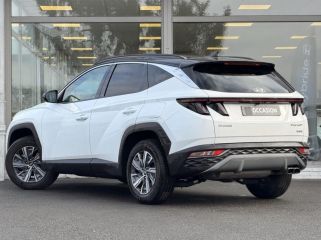 57200 : Hyundai Sarreguemines - Theobald Automobiles - HYUNDAI Tucson - Tucson - Serenity White Métal/Toit/rétros Black - Traction - Hybride : Essence/Electrique