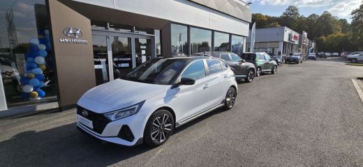 91150 : Hyundai Étampes -CAP Fournier - HYUNDAI i20 N Line Michel Vaillant - i20 III - Blanc - Automate sequentiel - Essence sans plomb