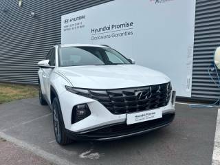 14100 : Hyundai Lisieux - Trajectoire Automobiles - HYUNDAI Tucson - Tucson - Serenity White Métal - Traction - Hybride : Essence/Electrique