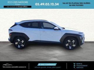 86000 : Hyundai Poitiers - Eco des Nations - HYUNDAI Kona - Kona - Atlas White - Traction - Hybride : Essence/Electrique