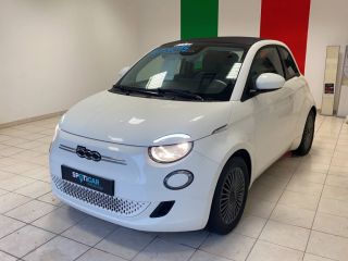 04100 : Hyundai Manosque - Pedinielli - FIAT 500C NOUVELLE Icône - 500 III - Bossanova White - Automate à fonct. Continu - Courant électrique