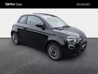 18230 : Hyundai Bourges - BPM Cars - FIAT 500 - 500 - Onyx Black pastel - Traction - Electrique