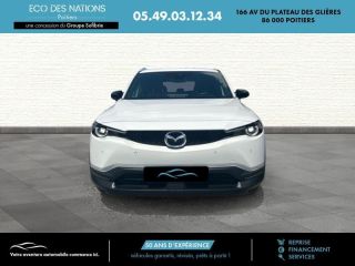 86000 : Hyundai Poitiers - Eco des Nations - MAZDA MX-30 - MX-30 - Blanc - Traction - Electrique