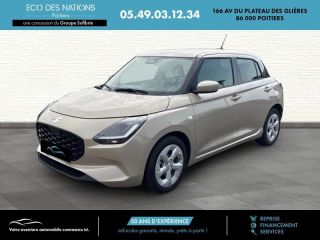 86000 : Hyundai Poitiers - Eco des Nations - SUZUKI Swift - Swift - Caravan Ivory Pearl Metal - Traction - Essence/Micro-Hybride