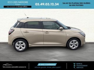 86000 : Hyundai Poitiers - Eco des Nations - SUZUKI Swift - Swift - Caravan Ivory Pearl Metal - Traction - Essence/Micro-Hybride