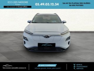 86000 : Hyundai Poitiers - Eco des Nations - HYUNDAI Kona - Kona - Blanc - Traction - Electrique