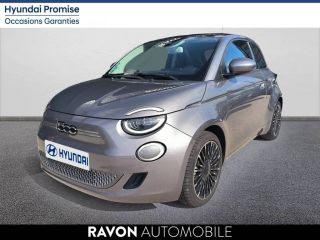 42100 : Hyundai Saint-Etienne - Ravon Automobile - FIAT 500e 3+1 Icône Plus - 500 III - Gris - Automate à fonct. Continu - Courant électrique