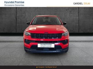 59187 : Hyundai Douai - Groupe Lempereur - JEEP Compass - Compass - Colorado Red+toit noir - Transmission intégrale - Hybride rechargeable : Essence/Electrique