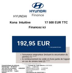 83130 : Hyundai Toulon - Autodif SAS - Groupe BALDASSARI - HYUNDAI KONA ELECTRIC Intuitive - KONA ELECTRIQUE - Gris - Automate à fonct. Continu - Courant électrique