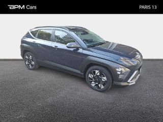 75013 : Hyundai Paris 13 - BPM Cars - HYUNDAI Kona - Kona - Denim Blue perlé métallisé - Traction - Hybride : Essence/Electrique