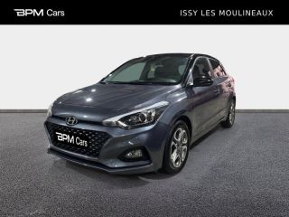 92130 : Hyundai ISSY-LES-MOULINEAUX - ELLIPSE AUTOMOBILES - HYUNDAI i20 - i20 - Sleek Silver Métal/Toit/rétros Black - Traction - Essence